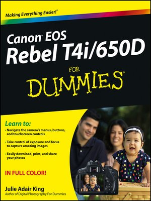 Canon EOS Rebel T4i/650D For Dummies - ebook